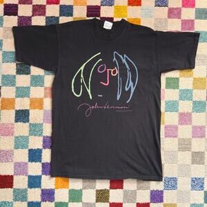 VTG 80s John Lennon “Imagine” Self Portrait Yoko Ono Single Stitch Band T-Shirt